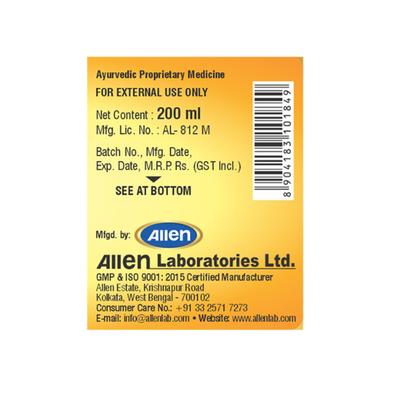 Allen Body Oil 200 ml (Pack of 2) 1's - Personal Care (Ayush)