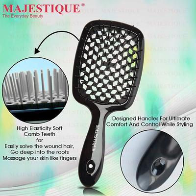 Majestique Curve Parting Hair Comb Curve Parting Hair Comb 1's - Hair Combs