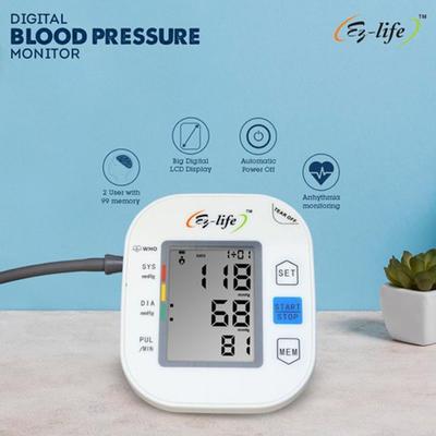 Ez-life Digital Blood Pressure Monitor (EZ - 5111) - Health Monitors And Equipment