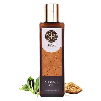 Luxuriate Natural Sesame Oil for Hair and Skin 100 gm - Hair Oils