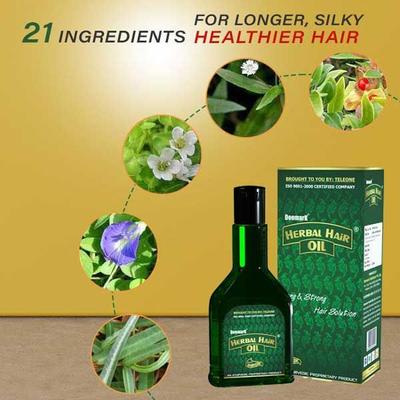Deemark Herbal Hair Oil (Pack of 2 x 120 ml) - Personal Care (Ayush)