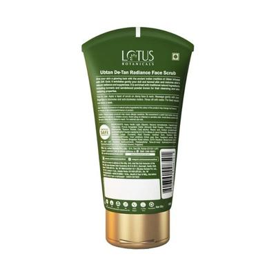 Lotus Botanicals Ubtan De-Tan Radiance Face Scrub 100 gm - Scrubs & Exfoliants