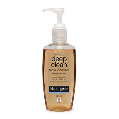 Neutrogena Deep Clean Facial Cleanser 200 Ml - Face Scrubs