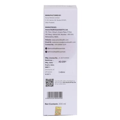 Forest Secrets Anti-Dandruff Hair Oil 200 ml - Hair Oils