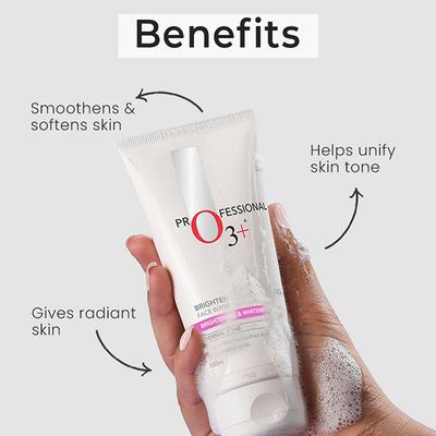 Professional O3+ Dermal Zone Face Wash - Brightening & Whitening 50ml - Face Wash & Cleansers