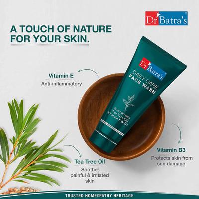 Dr. Batra's Daily Care Face Wash - Tea Tree Oil 50 gm - Face Wash & Cleansers