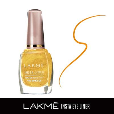 Lakme Ultimate Glam Eye Liner, Semi Matte, Golden, 9ml - Eyeliners