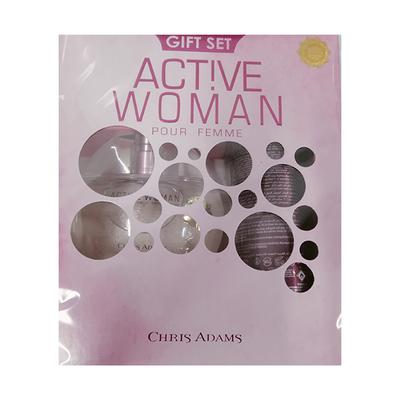 Chris Adams Active Women Gift Set (Perfume 80 ml + Deodorant Body Spray 200 ml) 1's - Women Perfumes (Edt/Edp)
