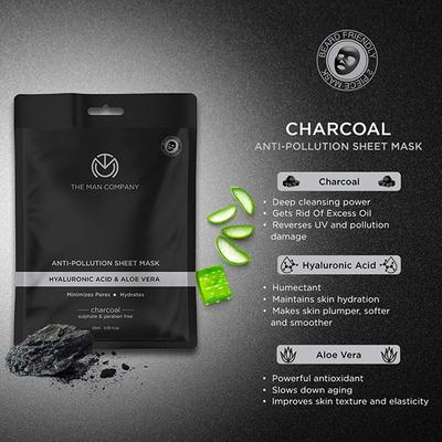 The Man Company   Sheet THE HEAT TMC - WEB 876 1's - Sheet Masks