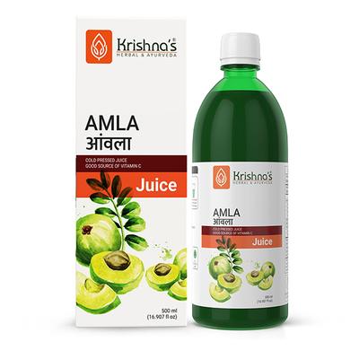 Krishna's Herbal & Ayurveda Amla Juice 500 ml - Ayurvedic Juices