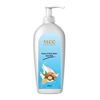 VLCC Honey and Shea Butter Body Milk Ultra Rich Deep Nourishing Paraben Free All Skin Types 400ml - Lotions & Creams