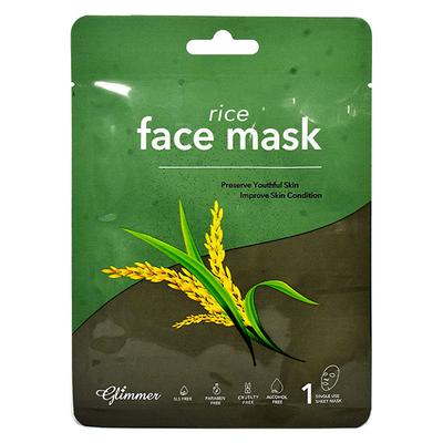 Glimmer Face Sheet Mask Rice 1's - Sheet Masks