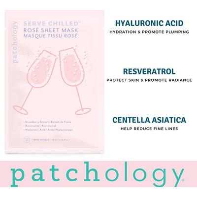 Patchology Serve Chilled Rose Sheet Mask 2's - Sheet Masks