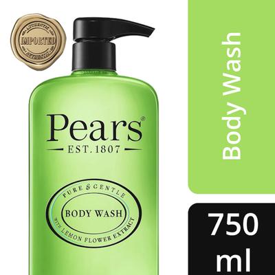 Pears Pure & Gentle Body Wash - With Lemon Flower Extract 750 ml - Shower Gels & Body Wash
