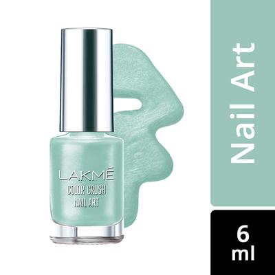 Lakme Color Crush Nailart M16 Mint Blue 6 Ml - Nail Polish