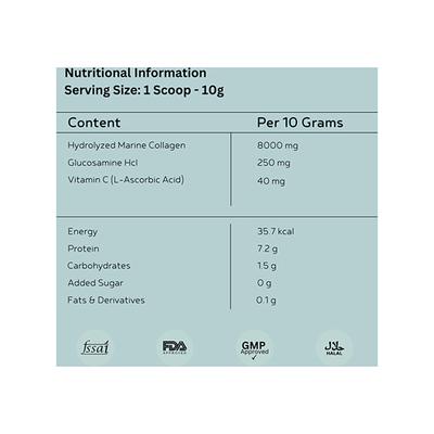 INJA Fit Marine Collagen  Powder - Coffee Flavour 250 gm - Multi-Vitamins