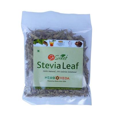 So Sweet 100% Natural Sugarfree Sweetener Stevia Leaf 25 gm - Sugar Substitutes (Fitness)