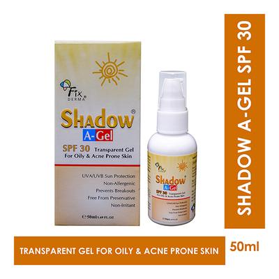 Fixderma Shadow A-Gel SPF 30 Transparent Skin Gel 50 ml - Night Cream