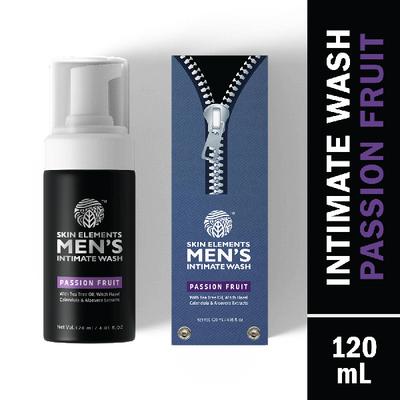 Skin Elements Men's Intimate Wash - Passion Fruit 120ml - Intimate Hygiene