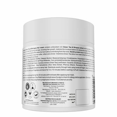 Volamena Hair Mask - Green Tea & Bhringraj 120ml - Hair Masks & Packs