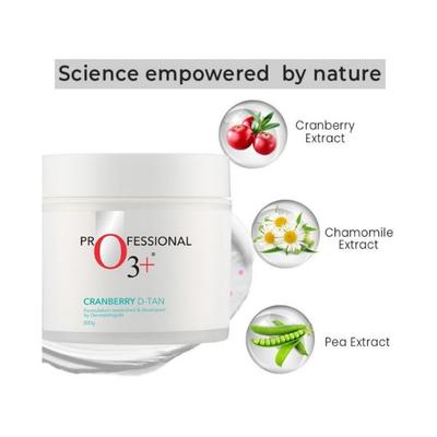 O3+ Cranberry D-Tan 300 gm - Masks & Peels