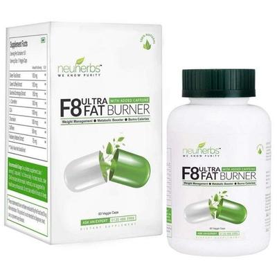 Neuherbs F8 Ultra Fat Burner With Added Caffeine Veg Capsules 60's - Weight Loss