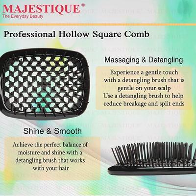 Majestique Curve Parting Hair Comb Curve Parting Hair Comb 1's - Hair Combs