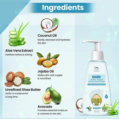 TNW - The Natural Wash Baby Body Wash 150 ml - Baby Body Wash