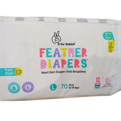 R For Rabbit Feather Baby Diaper Pant (L) 70's - Diapers & Wipes