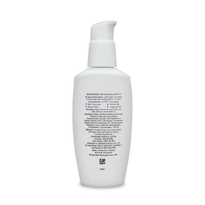 Neutrogena Oil-Free Moisture SPF 15 115 ml - Face Sunscreen