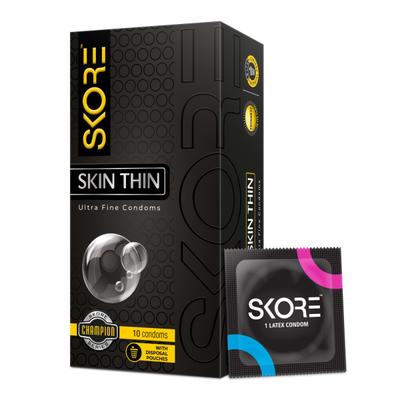 Skore Condoms - Skinthin 10's - Plain/Flavoured Condoms