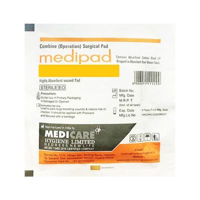 Medica Medipad Combine (Operation) Surgical Pad 10 cm x 20 cm 20's - Bandages