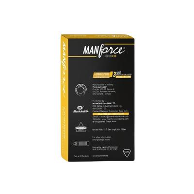 Manforce Overtime Condoms - Pineapple 10's - Plain/Flavoured Condoms