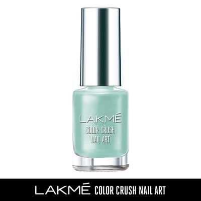 Lakme Color Crush Nailart M16 Mint Blue 6 Ml - Nail Polish