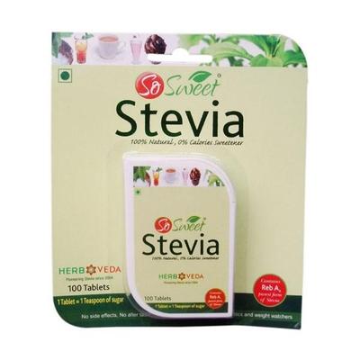 So Sweet 100% Natural 0% Calories Sweetener Tablets 100's - Sugar Substitutes (Fitness)