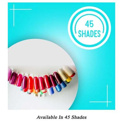Nails On Board Handmade Press On Gel Nails- Pastle Aqua Blue Medium 50 gm - Nail Care