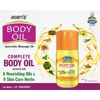 Allen Body Oil 200 ml (Pack of 2) 1's - Personal Care (Ayush)