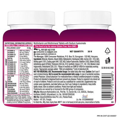 Centrum Women Multivitamins Tablets 30's - Multi-Vitamins