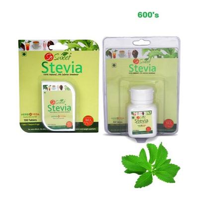 So Sweet 100% Natural 0% Calories Sweetener Stevia Tablets 600's - Sugar Substitutes (Fitness)