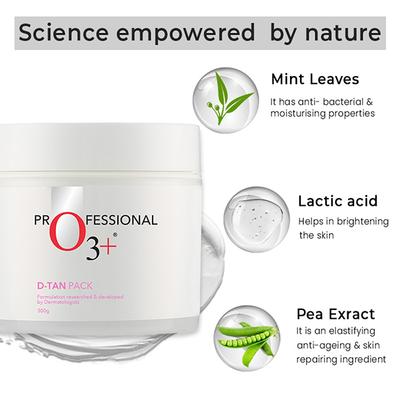 Professional O3+ D-Tan Face Pack 300 gm - Masks & Peels
