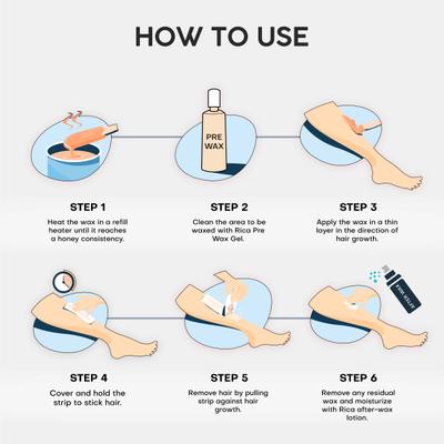 Rica Lipowax Roll-On Wax - Gold 100 ml - Shaving & Hair Removal