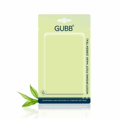 GUBB Moisturizing Foot Mask for Dead Skin Removal - Green Tea 1's - Masks & Peels