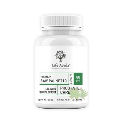 Life Aveda Premium Saw Palmetto Veg Capsule 60's - Sexual Healthcare