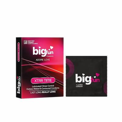 Bigfun Condoms - Xtra Time 3's - Plain/Flavoured Condoms