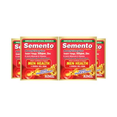 Aimil Semento Capsule (Pack of 4 x 20's) - Sexual Healthcare