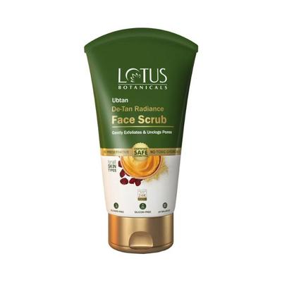 Lotus Botanicals Ubtan De-Tan Radiance Face Scrub 100 gm - Scrubs & Exfoliants