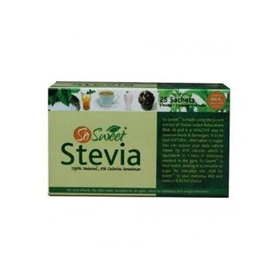 SO Sweet 100% Natural Sweetener Sachet 25's - Sugar Substitutes (Fitness)
