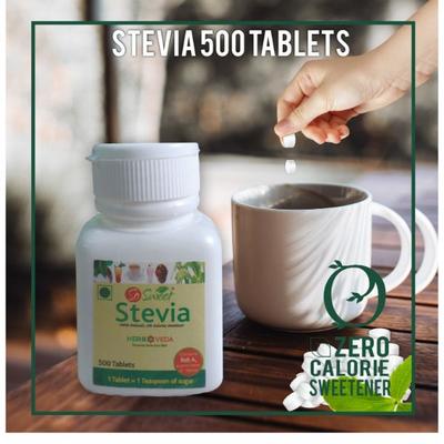 So Sweet 100% Natural Sugarfree Sweetener Stevia Tablets 1000's - Sugar Substitutes (Fitness)