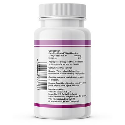 Inlife Vitamin B12 Methylcobalamin 1500 mcg Tablets 60's - Multi-Vitamins