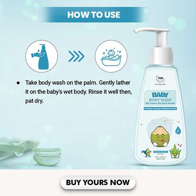 TNW - The Natural Wash Baby Body Wash 150 ml - Baby Body Wash